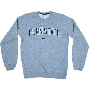 Nike Penn State Nittany Lions Club Crew Sweatshirt NCAA Grey Unisex Adult Small